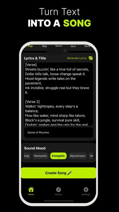 AI Song & Music Generator 스크린샷