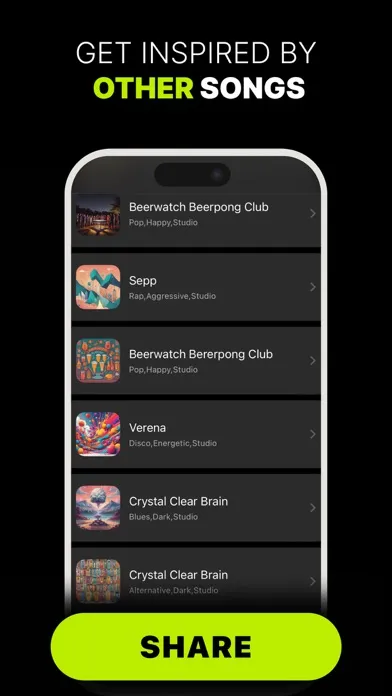 AI Song & Music Generator 스크린샷