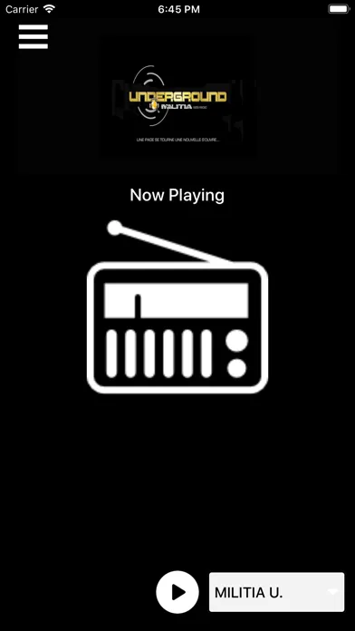 MILITIA Underground Webradio スクリーンショット