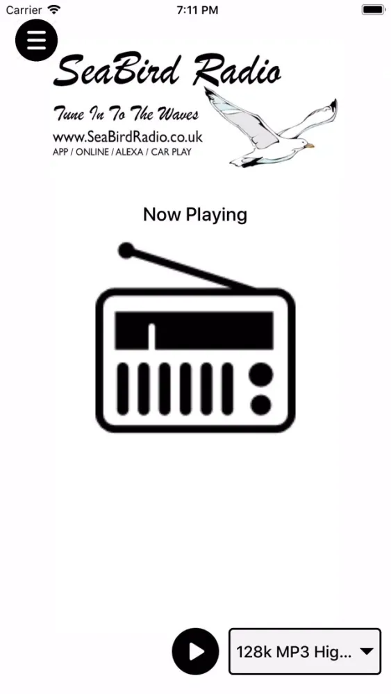 SeaBird Radio Screenshots