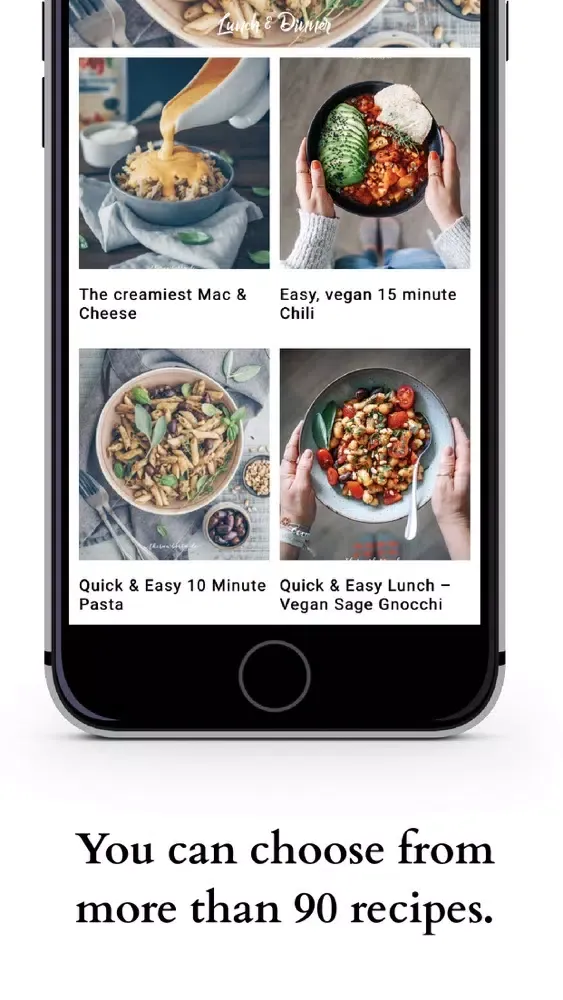 Captures d'écran de Vegan Recipes by therawberry