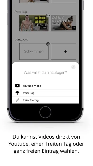 Video-Fitness-Planner light স্ক্রিনশট