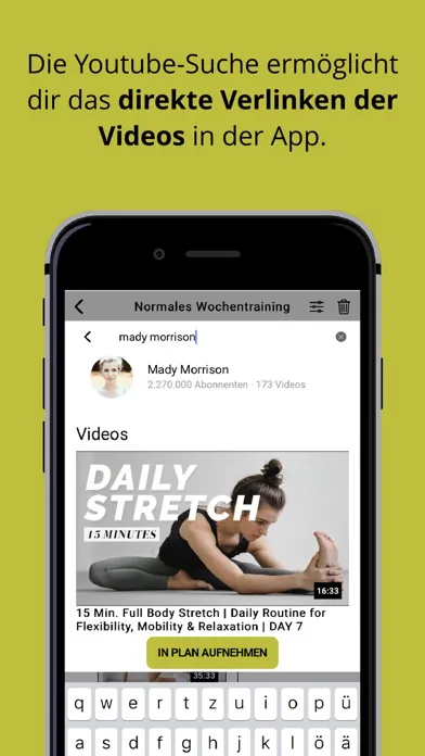 Video-Fitness-Planner light স্ক্রিনশট