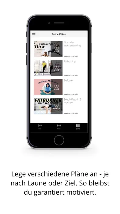 Video-Fitness-Planner light স্ক্রিনশট