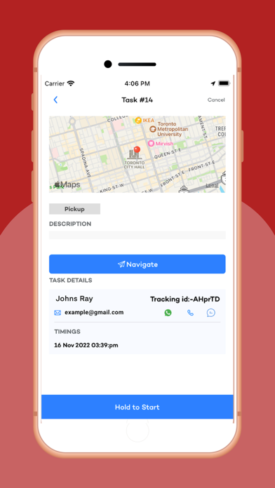 Screenshot di EatHalal Dispatcher App