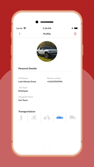 Tangkapan skrin EatHalal Dispatcher App