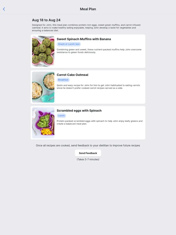 Komi - Simplified Nutrition iPad 應用截圖