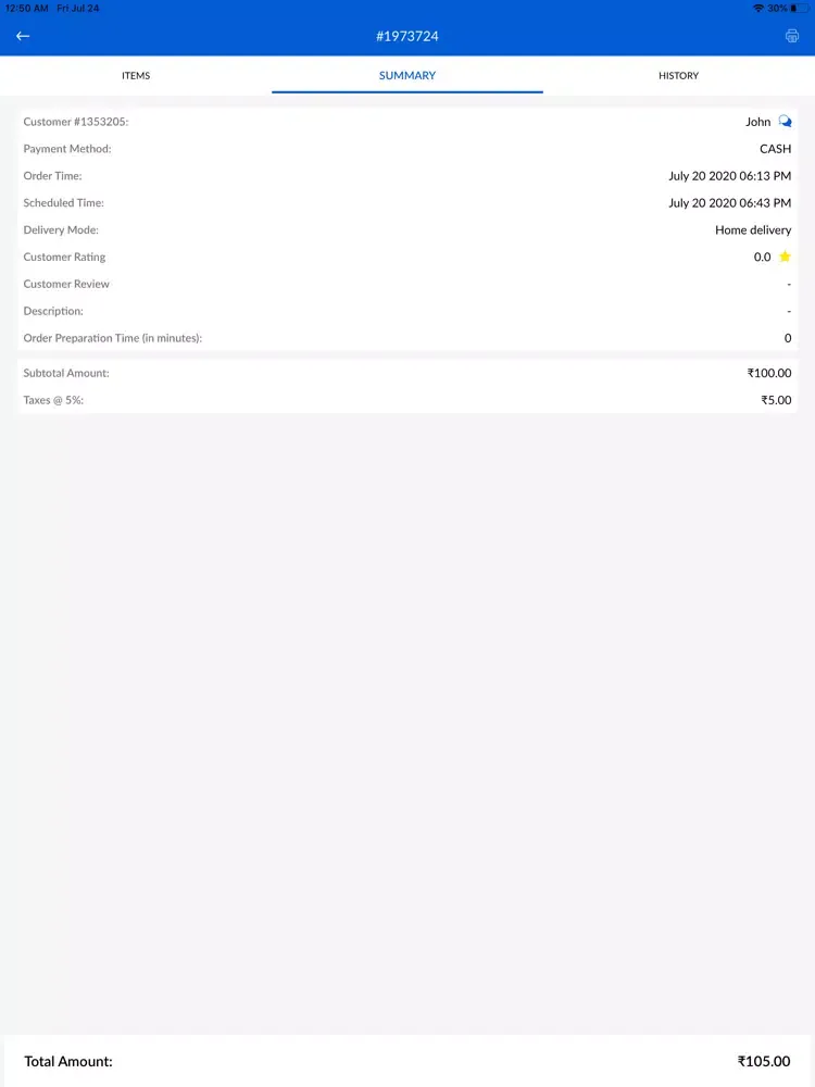 Eat Must Partner iPad 應用截圖