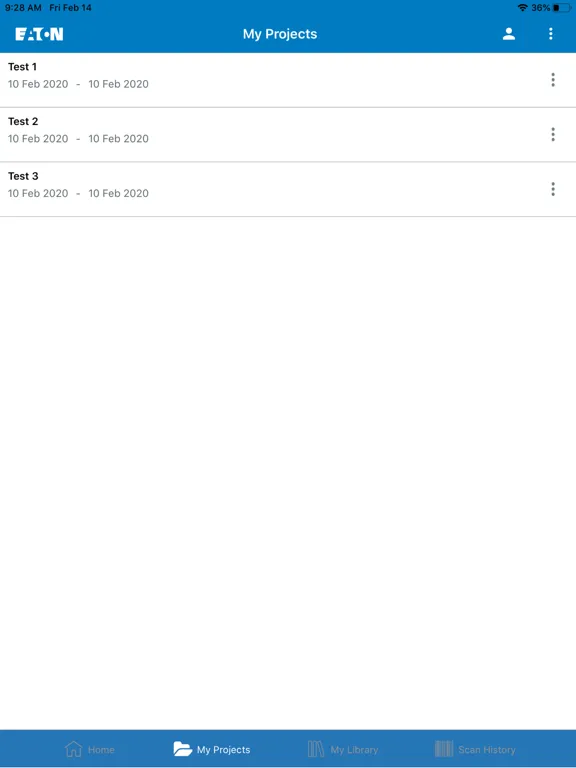 Eaton Asset Manager iPad  Screenshots