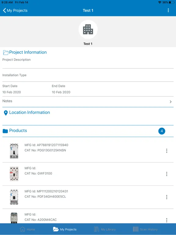 Eaton Asset Manager iPad  Screenshots