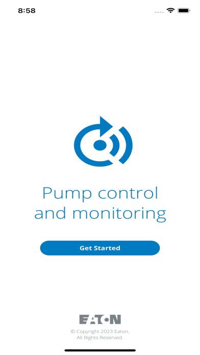 Screenshot di Pump control and monitoring