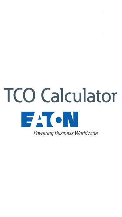 Eaton TCO Calculator Screenshots
