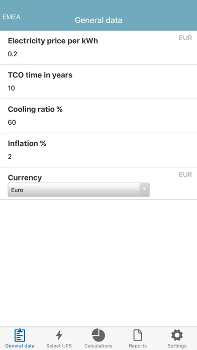 Eaton TCO Calculator Screenshots