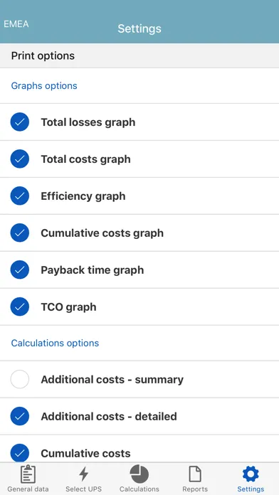 Eaton TCO Calculator Screenshots