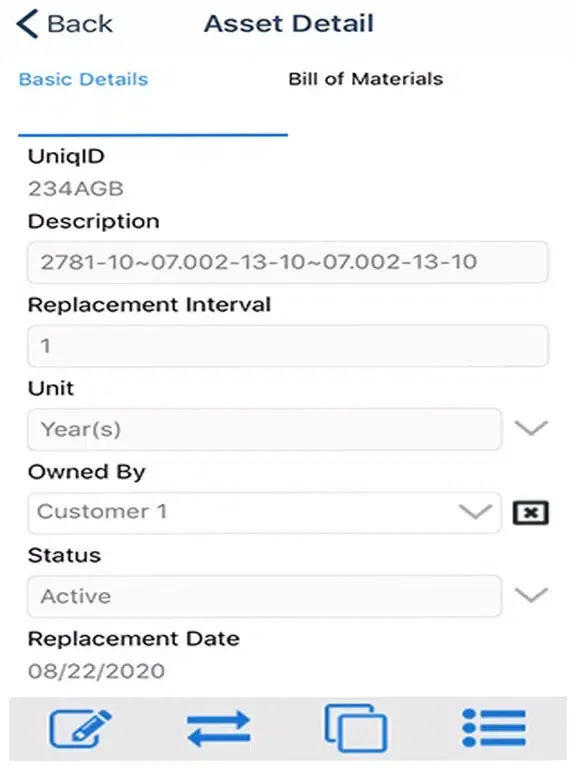 Tangkapan layar Eaton UniqID iPad 