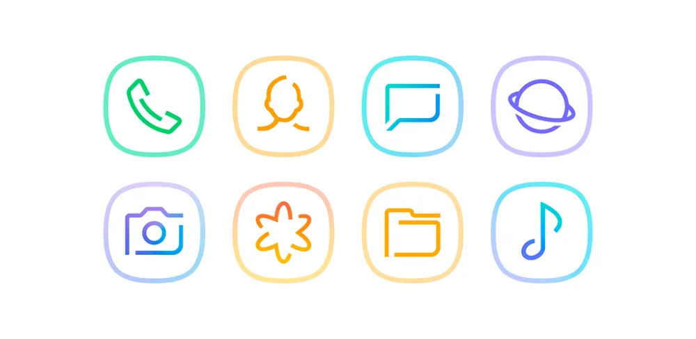 Eurux White - Icon Pack
