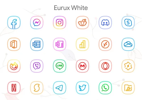 Eurux White - Icon Pack-screenshot-3