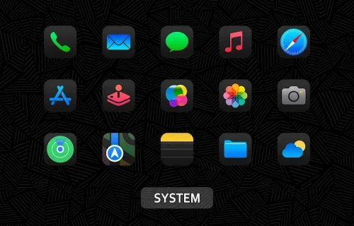 iDarkOS 18 - Icon Pack-screenshot-2