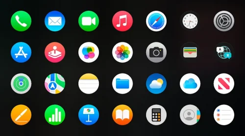 iPear Pro - Icon Pack (Round)-screenshot-1