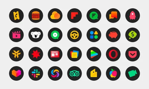 MiDark - Icon Pack (Round)-screenshot-2