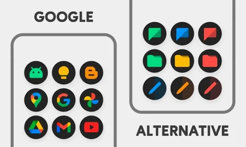 MiDark - Icon Pack (Round)-screenshot-3