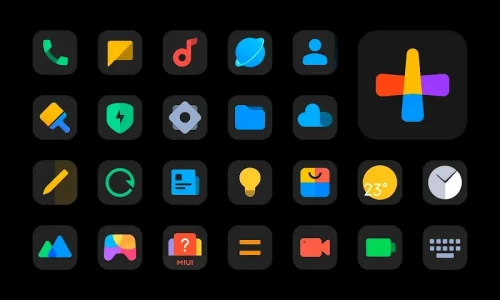 MiDark - Icon Pack-screenshot-1