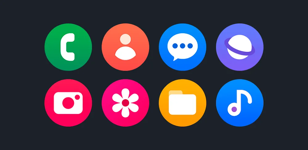 OneMax 6 - Icon Pack (Round)