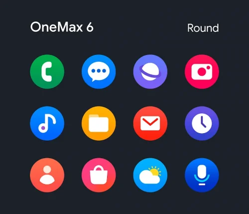 OneMax 6 - Icon Pack (Round)-screenshot-1