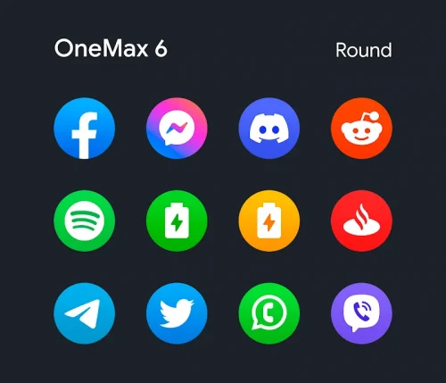 OneMax 6 - Icon Pack (Round)-screenshot-2