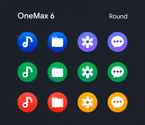 OneMax 6 - Icon Pack (Round)-screenshot-3