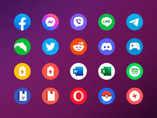 OneNeo 4 - Icon Pack (Round) स्क्रीनशॉट