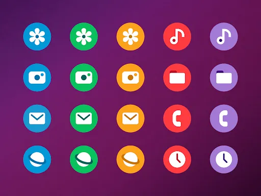 OneNeo 4 - Icon Pack (Round) स्क्रीनशॉट