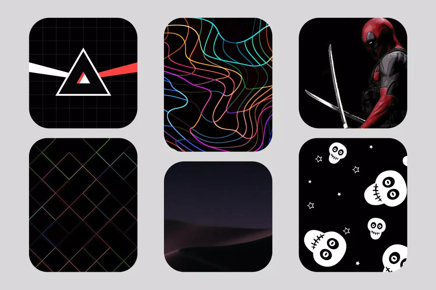 Ảnh chụp màn hình của OneUI White Icons