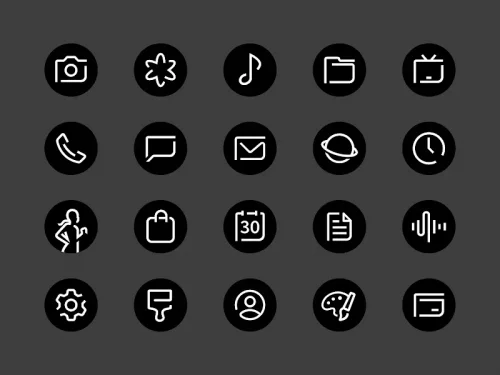 Blaux - Icon Pack (Round)-screenshot-1