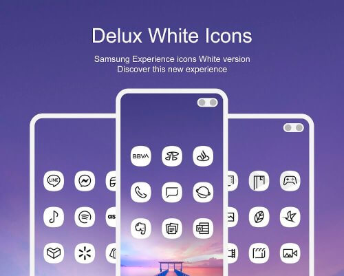 Delux White - Icon Pack-screenshot-1