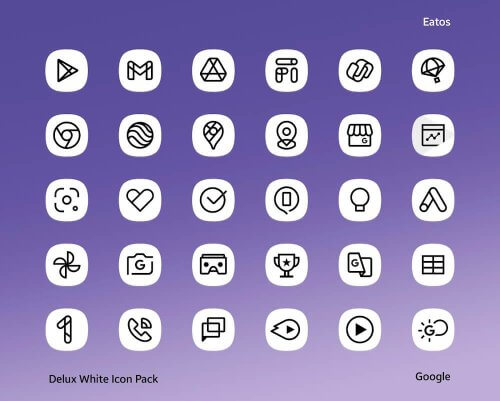 Delux White - Icon Pack-screenshot-3