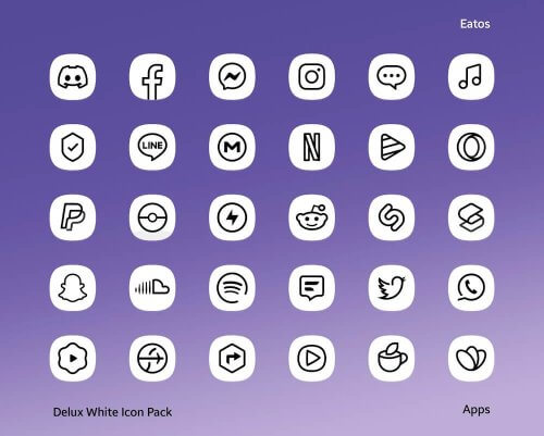 Delux White - Icon Pack-screenshot-4