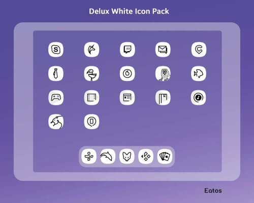 Delux White - Icon Pack-screenshot-5