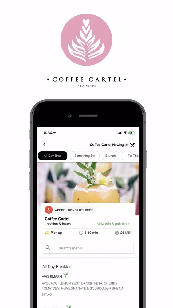 Capturas de pantalla de Coffee Cartel Newington