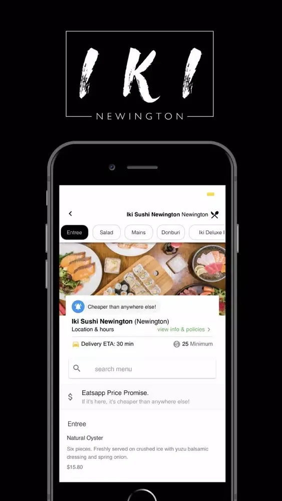 Screenshot di Iki Sushi Newington