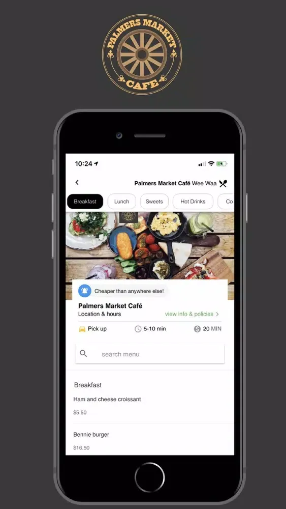 Capturas de pantalla de Palmers Market Cafe