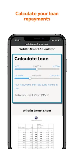Wildfin Smart Loan Screenshots