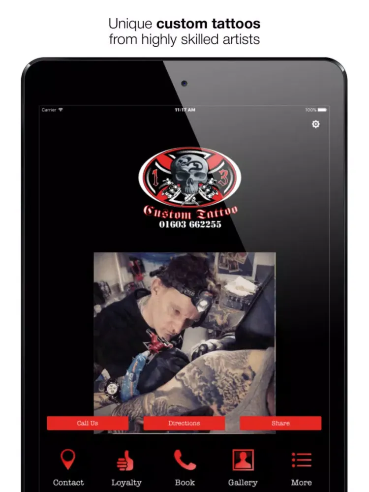HD13 Custom Tattoo iPad  Screenshots
