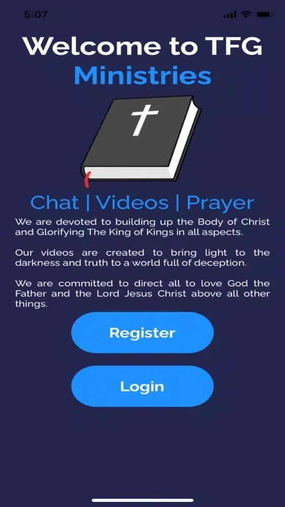 Zrzuty ekranu TFG Ministries