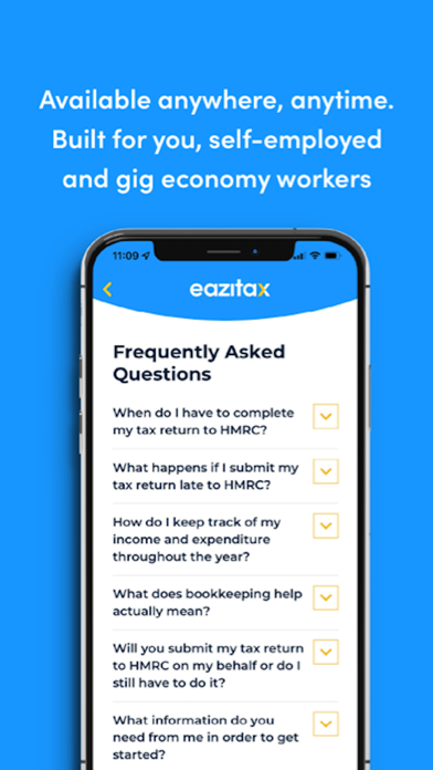 Capturas de tela do Eazitax - Your Tax Solution