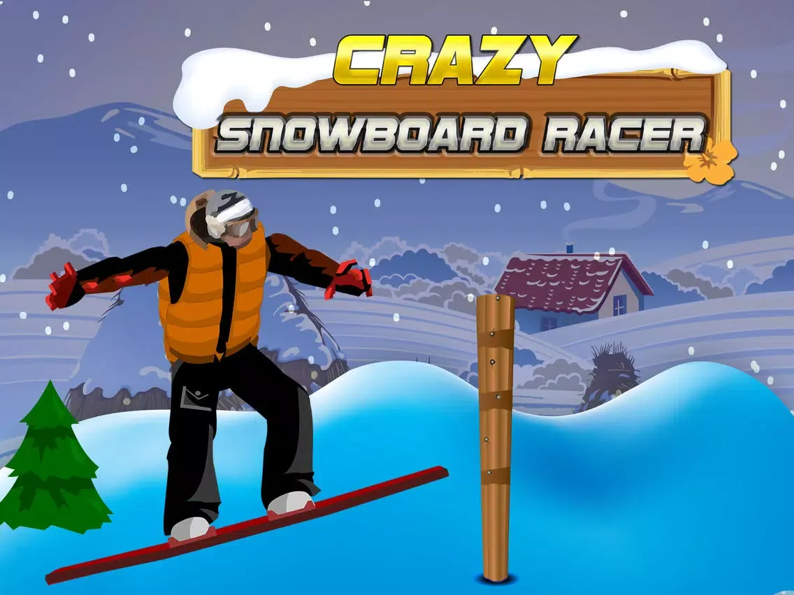 Crazy Snowboard Racer Free iPad 應用截圖