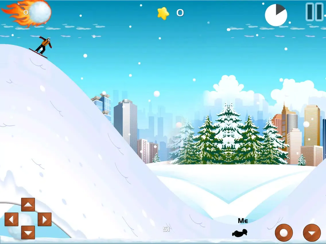 Crazy Snowboard Racer Free iPad 應用截圖