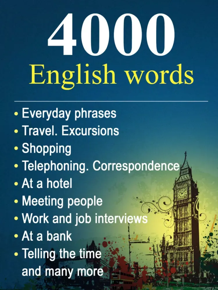 4000 English Words: an English Course for Beginners and More Advanced Students iPad  स्क्रीनशॉट
