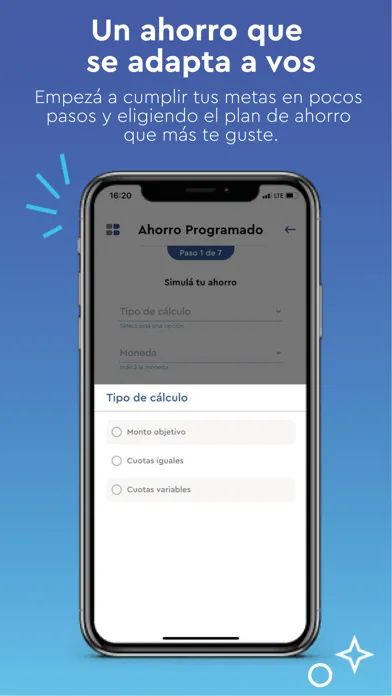 Capturas de tela do Banco Basa Móvil