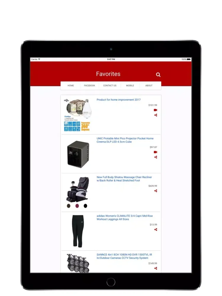 صور Favorites/no bids for eBay iPad 